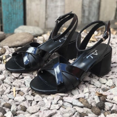 Sandalias con pulsera negras. f13-1826 - Altas de Olivos