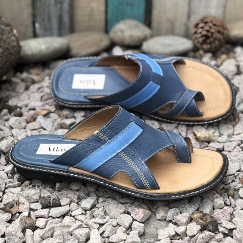 Ojotas confort azul jean. . s06v-705