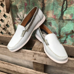 Mocasín legítimo celeste. s06-2292*141 - Altas de Olivos