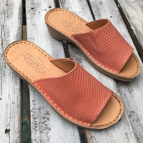 Chinelas faja superconfort, reptilcoral. N*38 y 42. s06v-2207