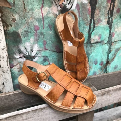 Sandalia franciscana superconfort camel. s06v-2201 - comprar online