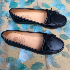 Mocasín legítimo negro. r11-1210-141 - comprar online