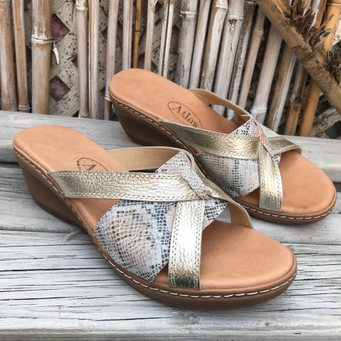 Chinelas combinadas platino y multi. j05v-224 - comprar online