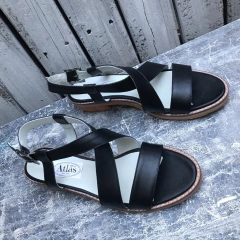 Sandalias regulables, negras. e03v-500 en internet