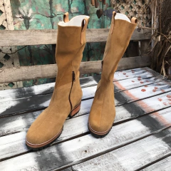 Bota de montar de gamuza suela n* 42 y 43. e03i-20016 en internet