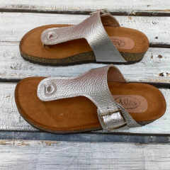 Ojotas base birk plata. q09v-roma