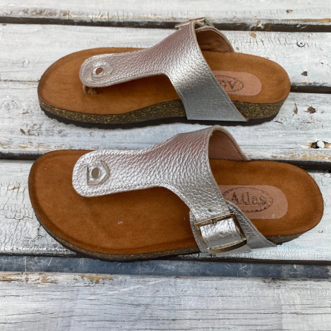 Ojotas base birk plata. q09v-roma