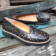 Chatitas con copete, negro galaxy. j05-1114 - Altas de Olivos