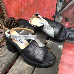 Sandalias con tacón y plataforma ying-yang. s06v-358 en internet