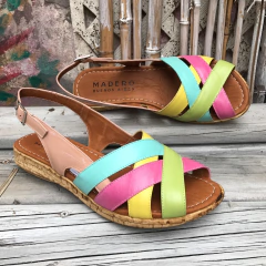 Sandalias tricolor. m01v-191 - comprar online