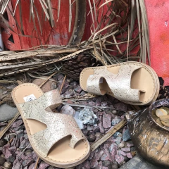 Ojota doble superconfort, rep oro. N*36. s06v-2209 - Altas de Olivos