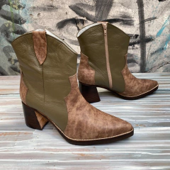 Texana combinada verde mili y visone stone. ÜN*42. e03-23033*466 en internet