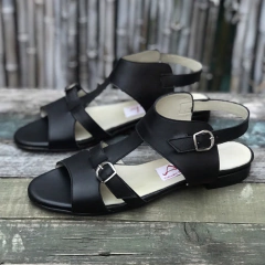 Sandalias negras.- e03v-101 - Altas de Olivos
