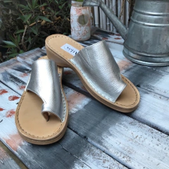 Ojota superconfort, metalizado plata. s06v-2205 - comprar online