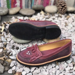 Mocasín legítimo bordo-r11-120 - comprar online