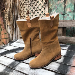 Bota de montar de gamuza suela n* 42 y 43. e03i-20016