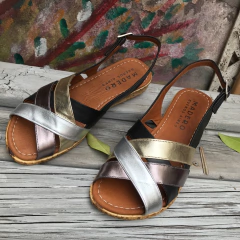 Sandalias trimetal y negro. m01v-191 - comprar online