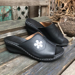 Chinelas negras flor. j05v-3600 - comprar online
