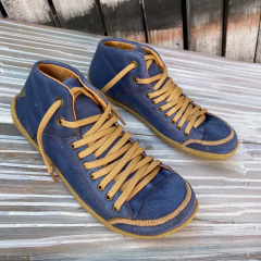 Botitas Agua Patagona Huesos Álamo azul jean. a04-alamo B