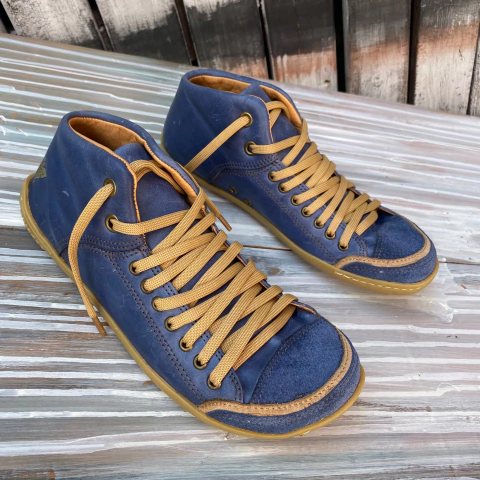 Botitas Agua Patagona Huesos Álamo azul jean. a04-alamo B