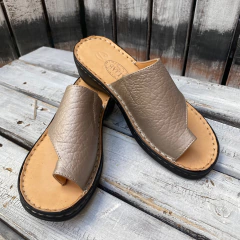 Ojota superconfort ,metalizado gris piedra. s06v-2205