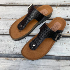 Ojotas base birk negras. q09v-roma - comprar online