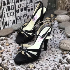 Sandalias con plataforma negras. - e03v-901 - comprar online