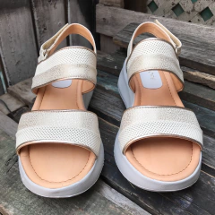 Sandalias tiza y platino. p02v-533 - comprar online