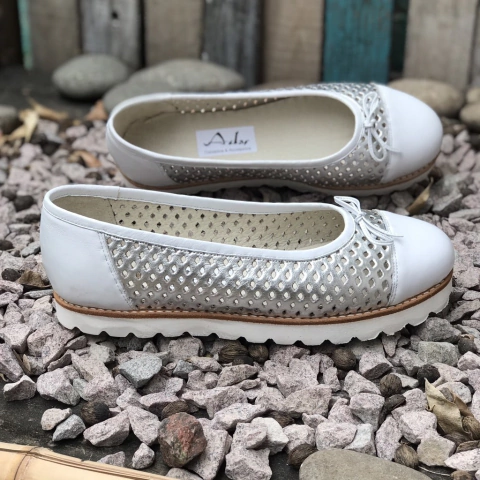 Chatitas pic, blanco y plata . xx-633 en internet