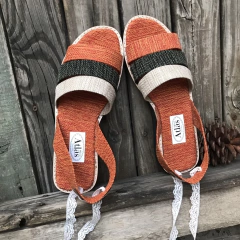 Sandalias de autor panama kupal tricolor xx-822/182