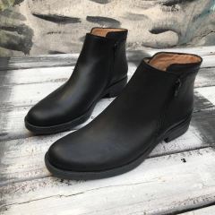 Botitas doble cierre negras . m01i-7003 - comprar online