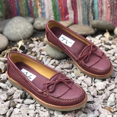 Mocasín legitimo bordo -196 r11 - Altas de Olivos