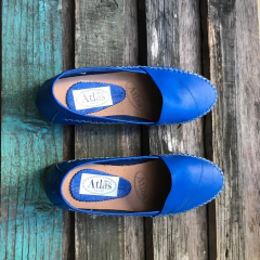 Alpargata lisa azulino. v07-011*111 - Altas de Olivos