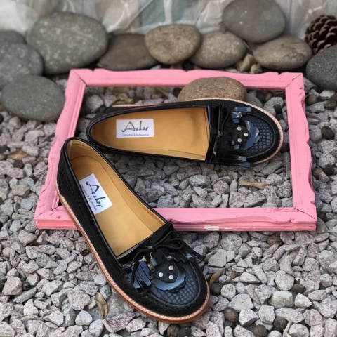 Mocasines 141-120 r11 negro