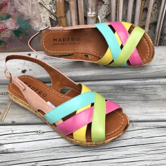 Sandalias tricolor. m01v-191