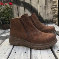 Botineta doble cierre visón A1. j05-1587/263 - Altas de Olivos