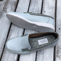 Mocasín legítimo celeste. s06-2292*141