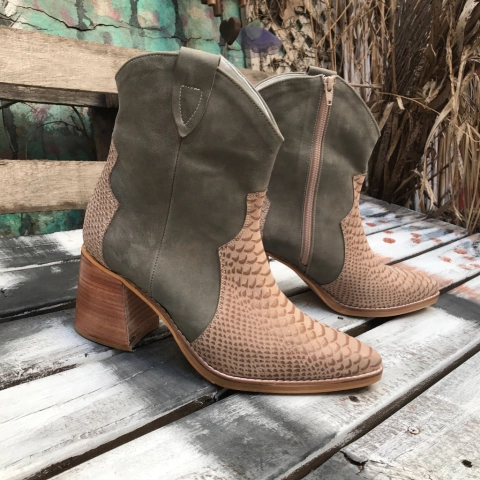 Texana combinada verde cemento y ana conda . e03-23033*466