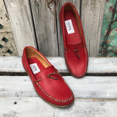 Mocasin legítimo rojo. s06-245*141 - comprar online