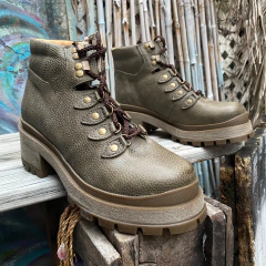 Borcegos con alpinos track verde- p02i-2326 en internet