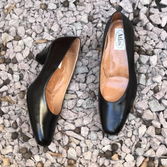 Clásicos con tacón, azafata negro. m01-777 - tienda online