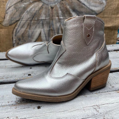 Charrito Texana corta cuero metalizado plata . p02-1851*464 - comprar online