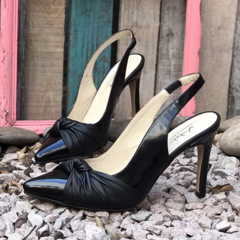 Stilettos sin talon, negros. f13-1769