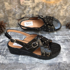 Sandalias negras. m01v-1815 - tienda online