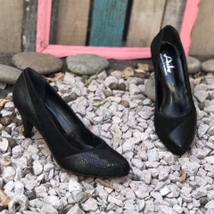 Stilettos clásicos negros. f13-1605 - tienda online