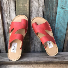 Ojota doble superconfort, rojo tomate. N*39 y 41. s06v-2209