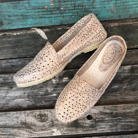 Alpargatas pic pintitas cobre v07-010*111