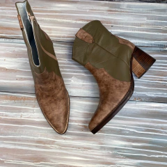 Texana combinada verde mili y visone stone. ÜN*42. e03-23033*466 - Altas de Olivos