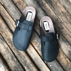 Zuecos mules boston negros A . h10-boston en internet