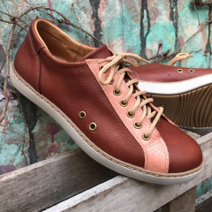 Zapatillas combinadas suela y nude s06*901-151 - comprar online